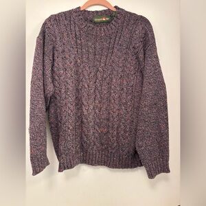 Outback Ref Purple Cable Knit Sweater L